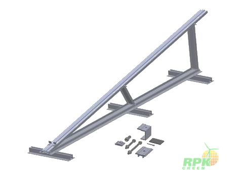 Angle Structure for Metal Shed