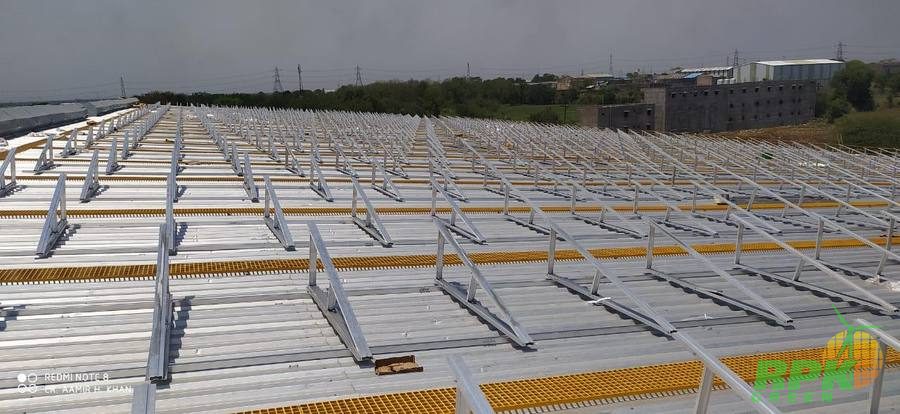 Industrial sheet-roof array